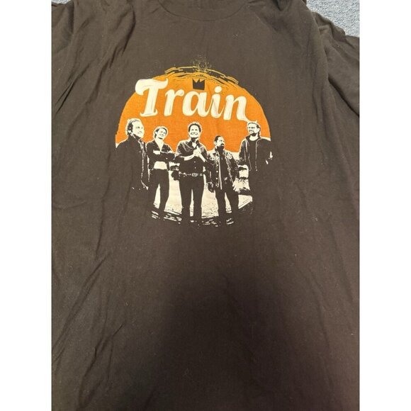train KNOCKOUT PHOTO TOUR TEE sz L - Picture 2 of 3